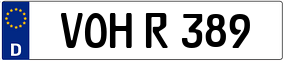 Truck License Plate